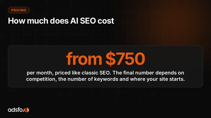 Cover image: AI SEO Pricing: How Much Does GEO Cost per Month?