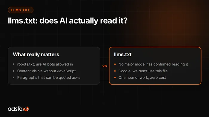 Cover image: llms.txt: What It Is and How to Check If AI Sees Your Site