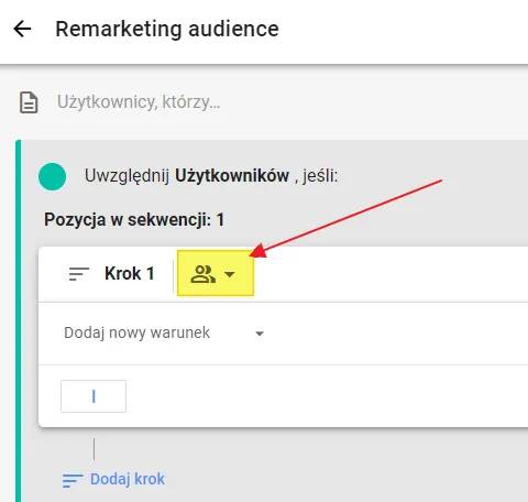 Creating a remarketing audience in GA4: scope options