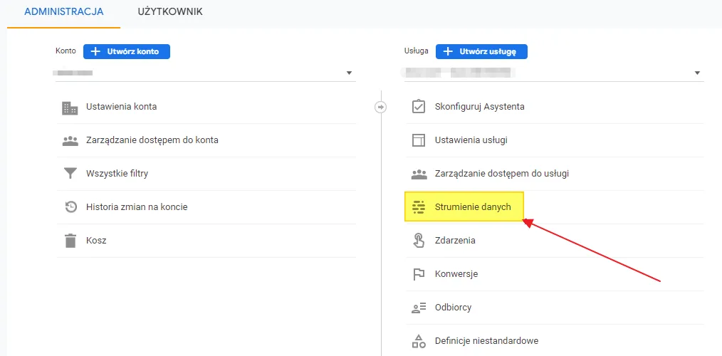 Screenshot 2: checking enhanced measurement in GA4, Data Streams