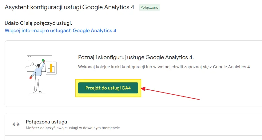 GA4 setup: go to your GA4 property