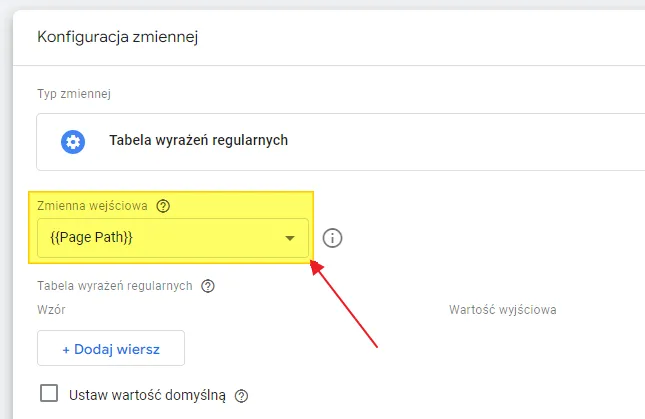 GA4 content grouping in Google Tag Manager: Page Path as input variable