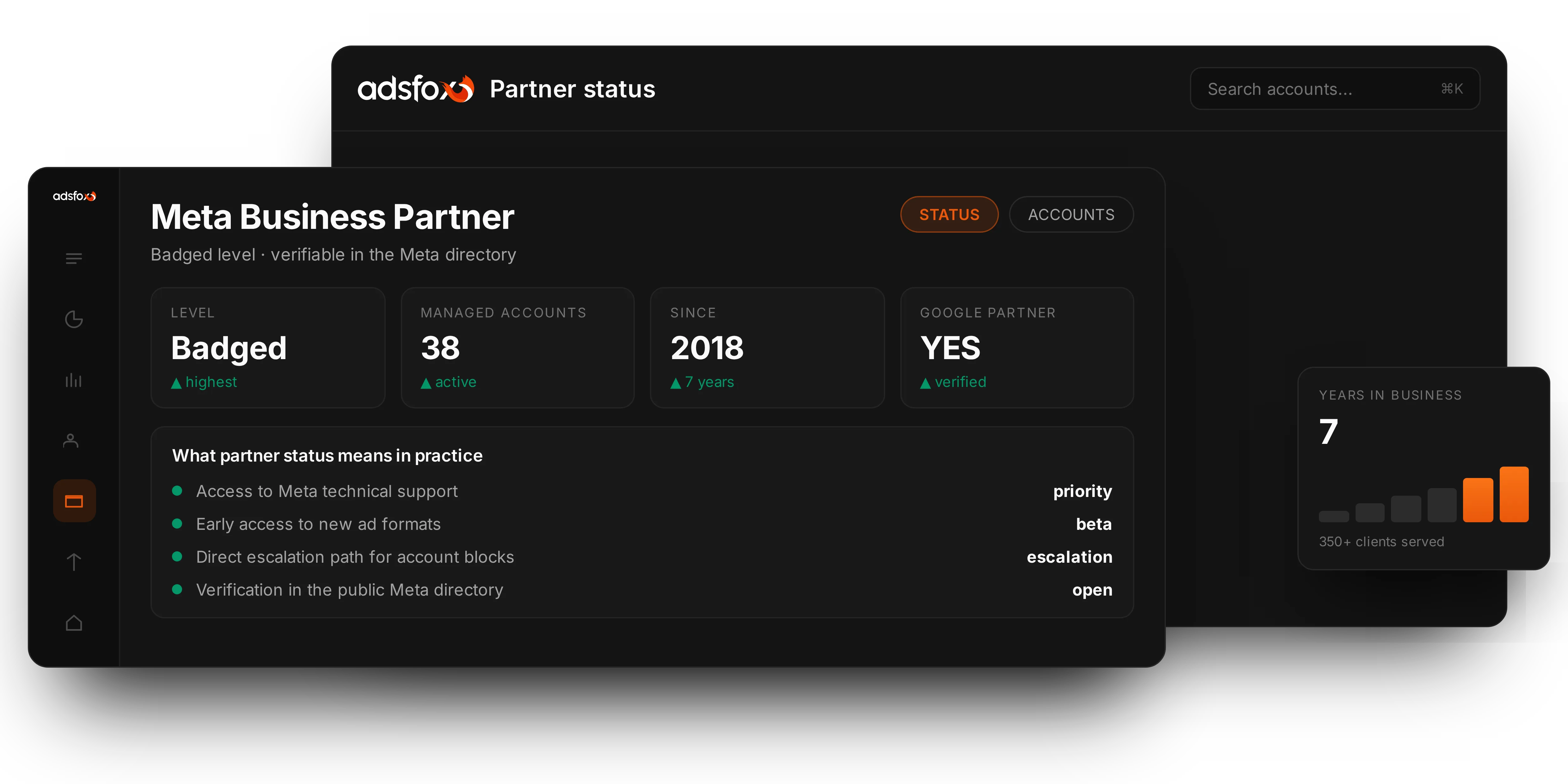 How to verify our partner status | adsfox, digital marketing agency