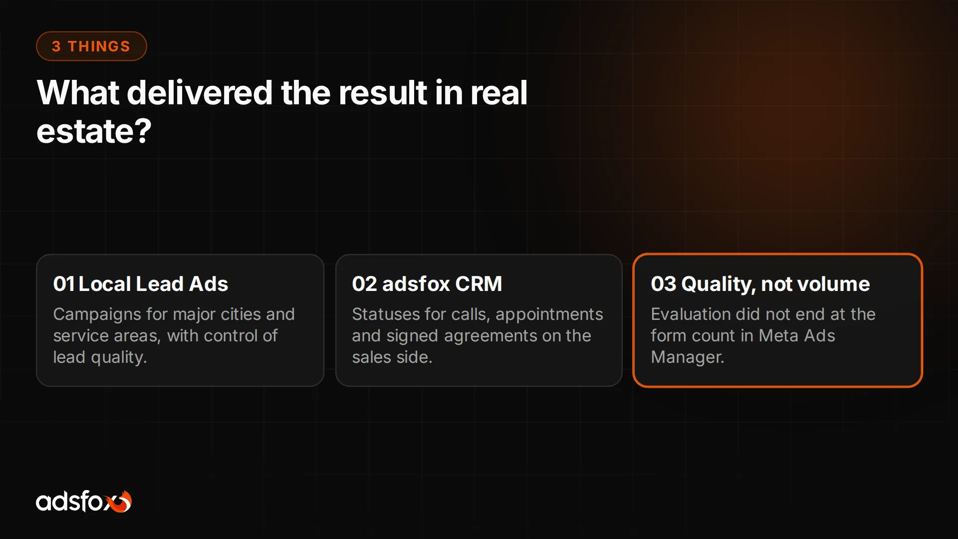 Three elements of an effective Lead Ads campaign for a real estate brokerage