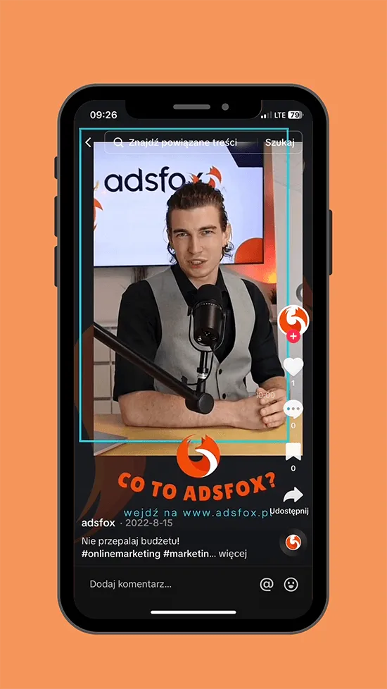 TikTok video specifications: a vertical business video shown in the TikTok app
